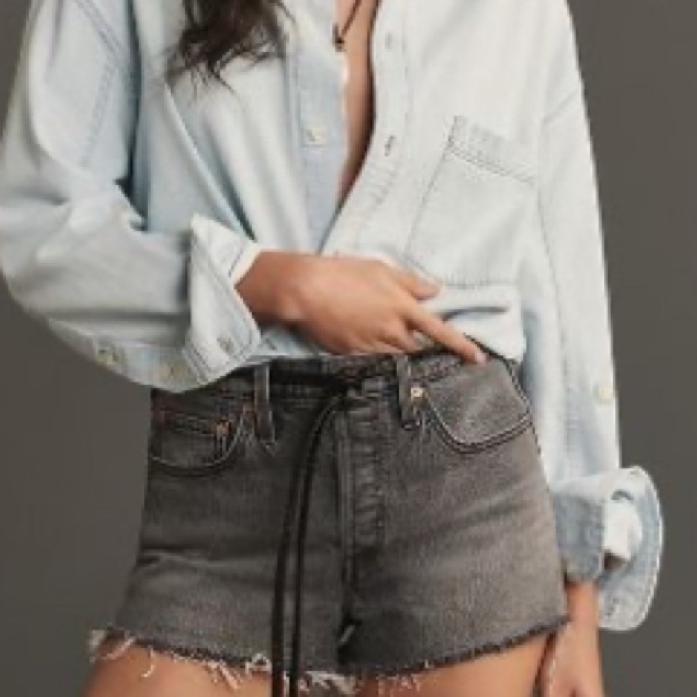 Levi’s 501 Original Shorts. Black. Size 28 NWT
